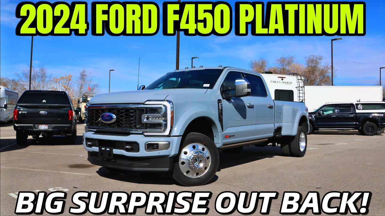 2024 Ford F450 Platinum New Color And Big Surprise Out Back! Solar